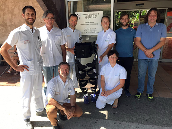 Personnel de l'hôpital Renée Sabran